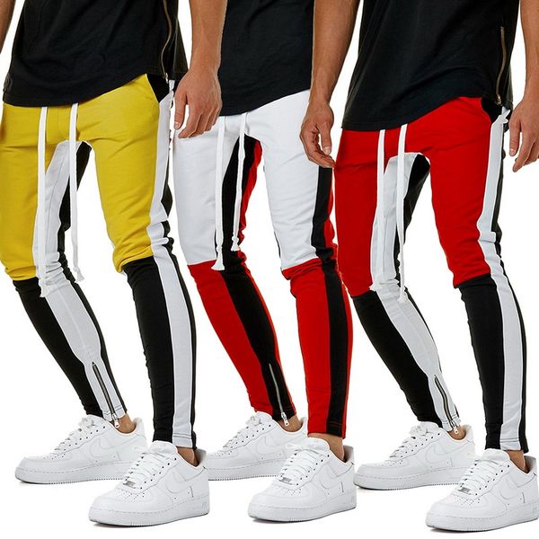 nibesser 3xl plus size zipper drawstring pant fashion hiphop men pants casual fitness hit color slim trousers male joggers pants, Black
nibesser 3xl plus size zipper drawstring pant fashion hiphop men pants casual fitness hit color slim trousers male joggers pants, Black