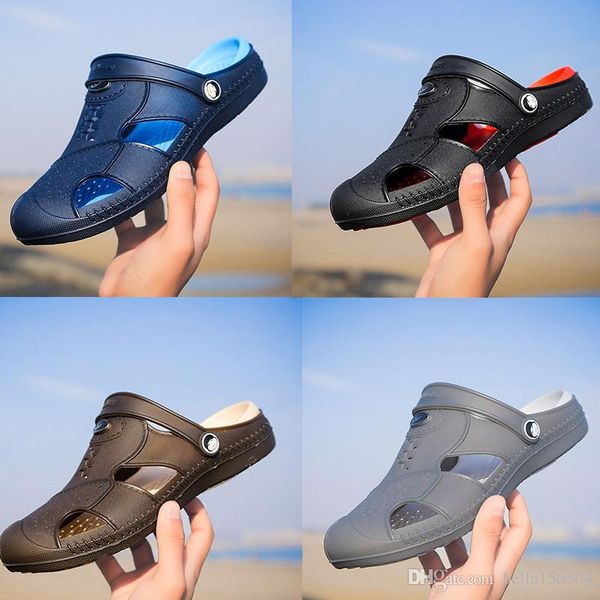 summer jelly slippers men hollow sandals causal non-slip summer huaraches slippers flip flops breathable water sandals beach slippers, Black
summer jelly slippers men hollow sandals causal non-slip summer huaraches slippers flip flops breathable water sandals beach slippers, Black