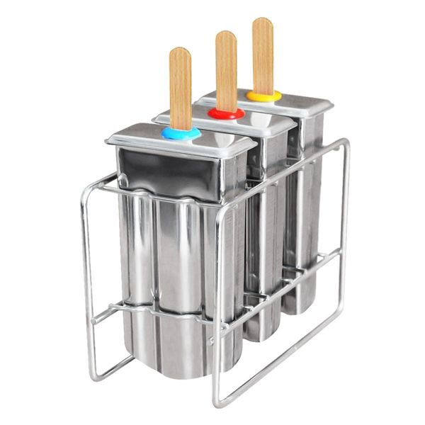 набор из 3 многоразовой нержавеющей стали popsicle плесени и стойко, bpa free ice maker kit, эскимо пресс-форма, мороженая maker 
набор из 3 многоразовой нержавеющей стали popsicle плесени и стойко, bpa free ice maker kit, эскимо пресс-форма, мороженая maker