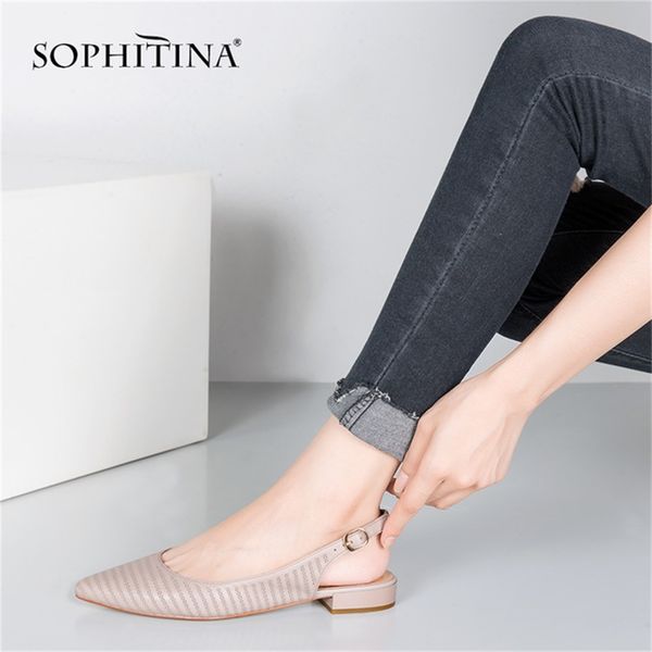 sophitina gingham овчина квартиры сексуальная острым носом натуральная кожа slingbacks квартиры высокое качество ручной работы офисная женск, Black
sophitina gingham овчина квартиры сексуальная острым носом натуральная кожа slingbacks квартиры высокое качество ручной работы офисная женск, Black