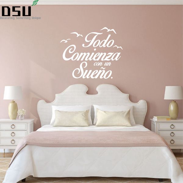 spanish quote wall stickers bedroom wall decals birds letterings home decor bedroom decoration wallpaper
spanish quote wall stickers bedroom wall decals birds letterings home decor bedroom decoration wallpaper