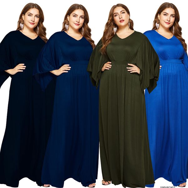 womens designer solid color banquet dress v-neck long sleeve hip split dress dupnh, Black;gray
womens designer solid color banquet dress v-neck long sleeve hip split dress dupnh, Black;gray