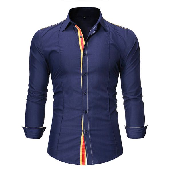 men shirts asian size new arrivals slim fit male shirt solid long sleeve british style cotton men's shirt apr19, White;black
men shirts asian size new arrivals slim fit male shirt solid long sleeve british style cotton men's shirt apr19, White;black