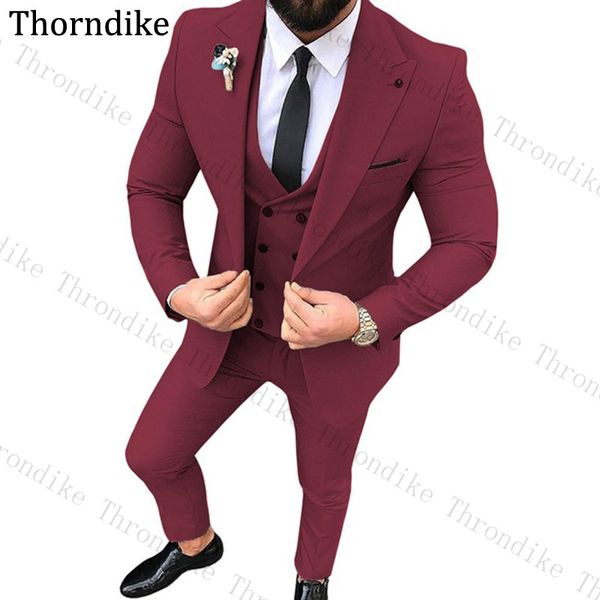 thorndike casual men suits (blazer+pant+vest) wedding suits custom made 3 peices sets formal suit spring autumn party suit sets, White;black
thorndike casual men suits (blazer+pant+vest) wedding suits custom made 3 peices sets formal suit spring autumn party suit sets, White;black
