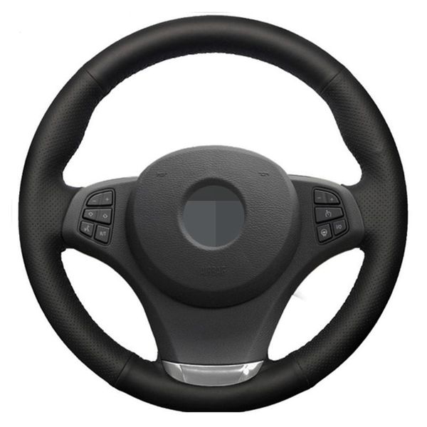 black car steering wheel cover hand-stitched soft artificial leather for e83 x3 2003-2010 e53 x5 2004-2006
black car steering wheel cover hand-stitched soft artificial leather for e83 x3 2003-2010 e53 x5 2004-2006