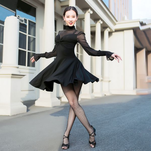latin dance dress women open back modal competition dresses samba dancing costumes clothes adults performance wear female, Black;red
latin dance dress women open back modal competition dresses samba dancing costumes clothes adults performance wear female, Black;red