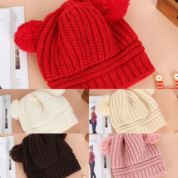 2019 baby winter warm warm cap wool ball cap cute double ball hat children's knitted wool hat, Yellow
2019 baby winter warm warm cap wool ball cap cute double ball hat children's knitted wool hat, Yellow