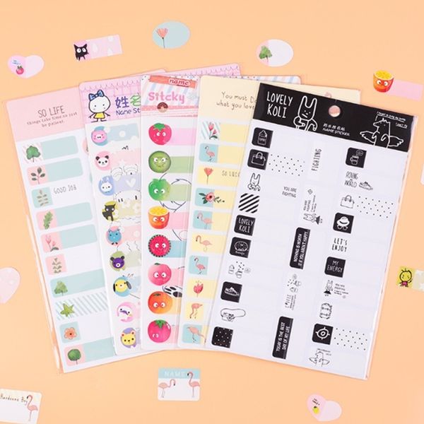 creative and cute cartoon self-adhesive hand-book, hand-written label, classified label, children's mark, paper stationery
creative and cute cartoon self-adhesive hand-book, hand-written label, classified label, children's mark, paper stationery
