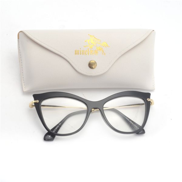 wholesale- cat glasses frames brand design frame women clear black leopard with box fml, Silver
wholesale- cat glasses frames brand design frame women clear black leopard with box fml, Silver