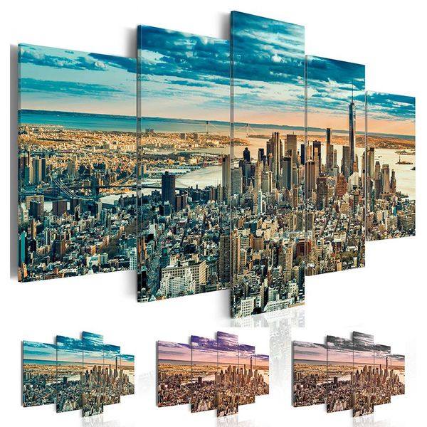 fashion wall art canvas painting 5 pieces blue grey purple new york architectural landscape modern home decoration, no frame
fashion wall art canvas painting 5 pieces blue grey purple new york architectural landscape modern home decoration, no frame