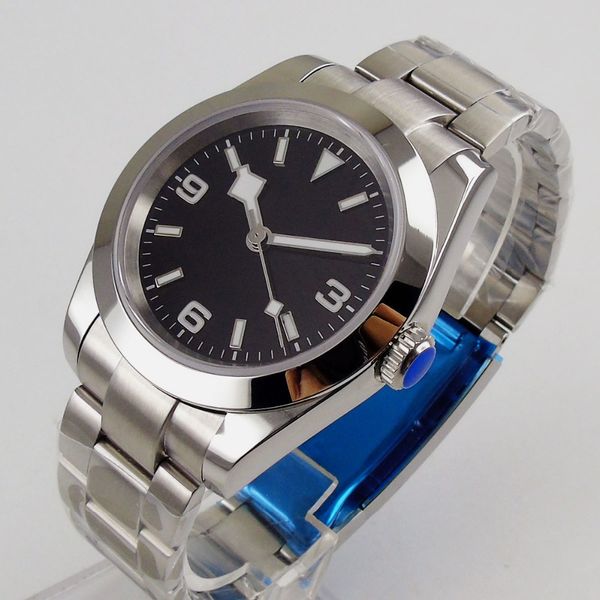 luxury 40mm black dial luminous men's watch snow fake hand saphire glass polished bezel miyota 8215 automatic wrist watch 201, Slivery;brown
luxury 40mm black dial luminous men's watch snow fake hand saphire glass polished bezel miyota 8215 automatic wrist watch 201, Slivery;brown