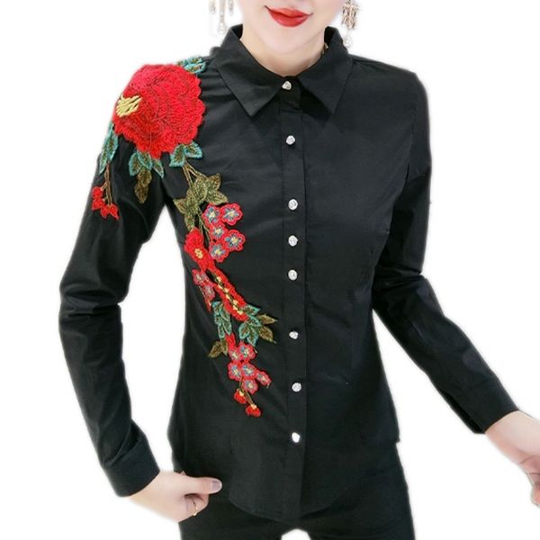 2020 new spring european clothes patchwork embroidery blouse women shirt long sleeve vintage ropa mujer black white t02517
2020 new spring european clothes patchwork embroidery blouse women shirt long sleeve vintage ropa mujer black white t02517