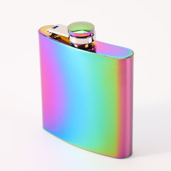 portable 6oz hip flask gold plated gradient color rainbow colored stainless steel flask screw cap whiskey wine bottle groom gift
portable 6oz hip flask gold plated gradient color rainbow colored stainless steel flask screw cap whiskey wine bottle groom gift