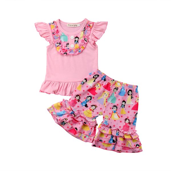 kids baby girls outfits clothes t-shirt dress short pants set snow white baby kids girl ruffle sleeve 2pcs, Pink;blue
kids baby girls outfits clothes t-shirt dress short pants set snow white baby kids girl ruffle sleeve 2pcs, Pink;blue