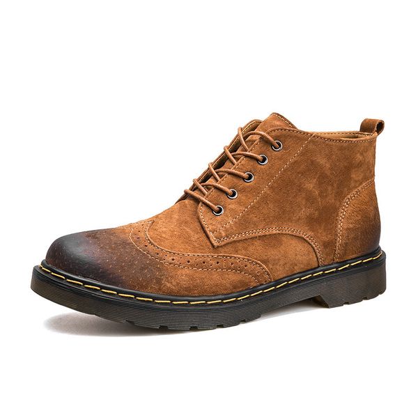 genuine leather men boots autumn ankle boots size 38-44 man vintage shoes, Black
genuine leather men boots autumn ankle boots size 38-44 man vintage shoes, Black