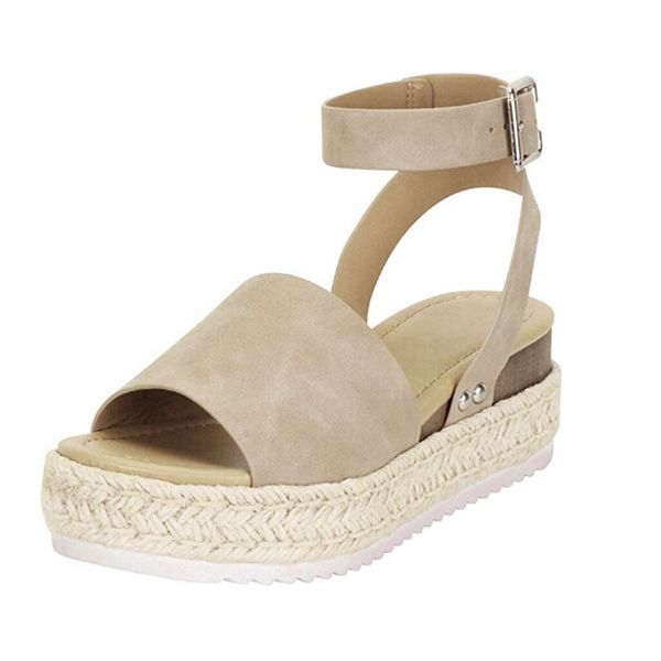 fashion casual women's covered rubber sole breathable studded round toe flat with buckle ankle strap open toe sandals x1214, Black
fashion casual women's covered rubber sole breathable studded round toe flat with buckle ankle strap open toe sandals x1214, Black