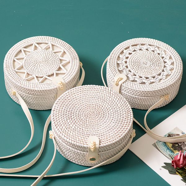 white hollow out vintage women rattan bag woven handmade pu leather straps shoulder bags ladies flower crossbody bag b45
white hollow out vintage women rattan bag woven handmade pu leather straps shoulder bags ladies flower crossbody bag b45