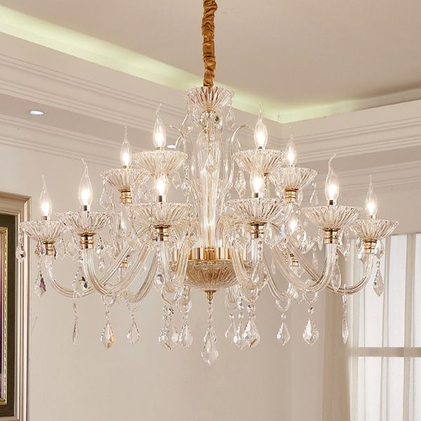 european chandelier lighting new living crystal pendant lamps bedroom dining room hanging light modern led household crystal chandeliers
european chandelier lighting new living crystal pendant lamps bedroom dining room hanging light modern led household crystal chandeliers
