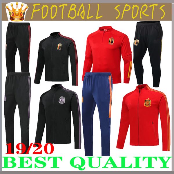 2020 italy belgium spain mexico national team soccer training suit 19/20 verratti de bruyne r. lukaku e. hazard football jacket jogging trac, Black;white
2020 italy belgium spain mexico national team soccer training suit 19/20 verratti de bruyne r. lukaku e. hazard football jacket jogging trac, Black;white