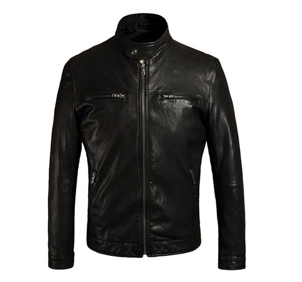 men's leather & faux genuine men oblique motorcycle jackets homens jaqueta de couro mens sheepskin coat slim red jacket wxf061, Black
men's leather & faux genuine men oblique motorcycle jackets homens jaqueta de couro mens sheepskin coat slim red jacket wxf061, Black