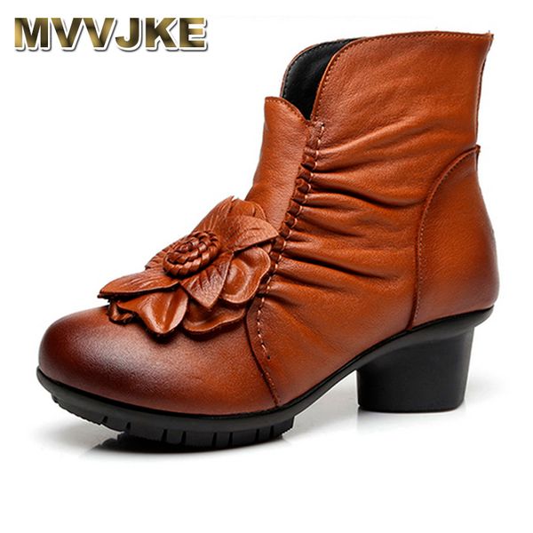 mvvjke vintage women genuine leather boots retro cowhide leather women's boots mother folk style winter shoes sapato feminino s, Black
mvvjke vintage women genuine leather boots retro cowhide leather women's boots mother folk style winter shoes sapato feminino s, Black