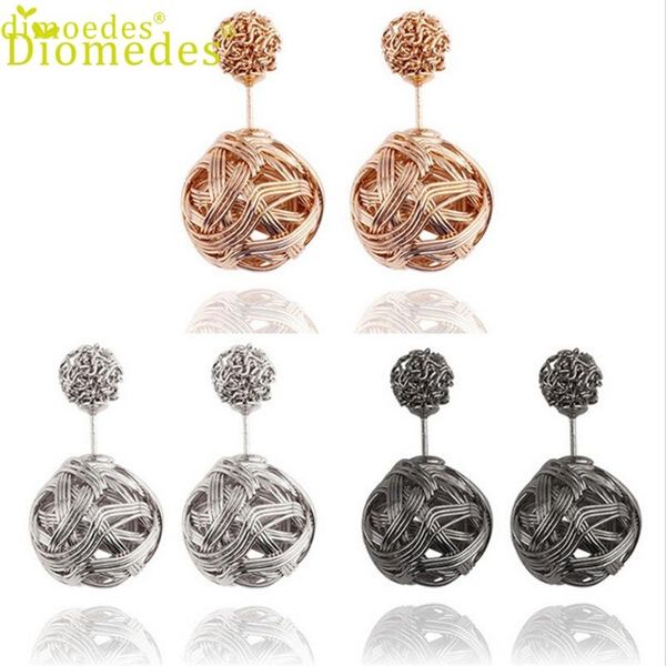 gussy life belongs to you wholesale fashion womens showing double crystal ball ear stud earrings as jewelry dec622, Golden;silver
gussy life belongs to you wholesale fashion womens showing double crystal ball ear stud earrings as jewelry dec622, Golden;silver