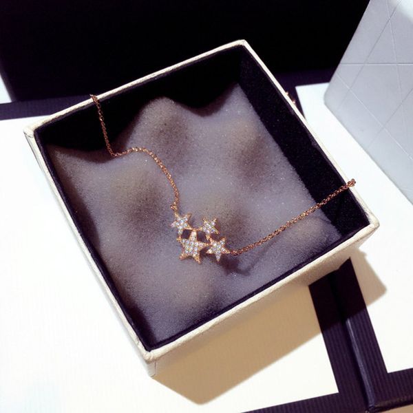 zhouyang pendant necklace for women temperament shiny star zircon rose gold silver color collarbone chain fashion jewelry kbn263
zhouyang pendant necklace for women temperament shiny star zircon rose gold silver color collarbone chain fashion jewelry kbn263