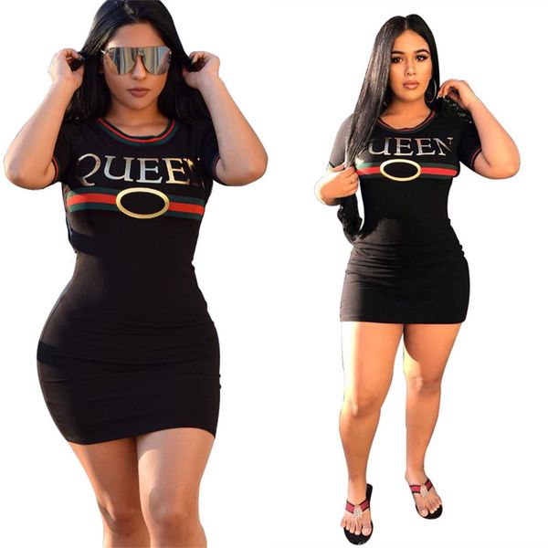 womens brand dress casual letter pattern bodycon clothes fashion printed dresses for party queen summer new slim ladys club wearing, White;black
womens brand dress casual letter pattern bodycon clothes fashion printed dresses for party queen summer new slim ladys club wearing, White;black