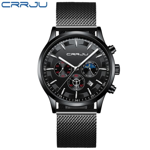 men watches crrju fashion quartz clock ultra thin mesh date watch waterproof women slim dress wristwatch erkek kol saati, Slivery;brown
men watches crrju fashion quartz clock ultra thin mesh date watch waterproof women slim dress wristwatch erkek kol saati, Slivery;brown