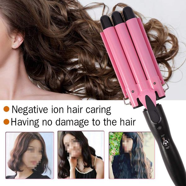 curling irons hair cruler 25mm 32mm triple barrel hair curling wand professional hair waver crimper curly iron styling tools
curling irons hair cruler 25mm 32mm triple barrel hair curling wand professional hair waver crimper curly iron styling tools