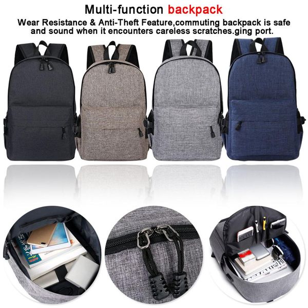 multi function anti theft waterproof school bag men women usb charging lapbackpack travel backpack
multi function anti theft waterproof school bag men women usb charging lapbackpack travel backpack
