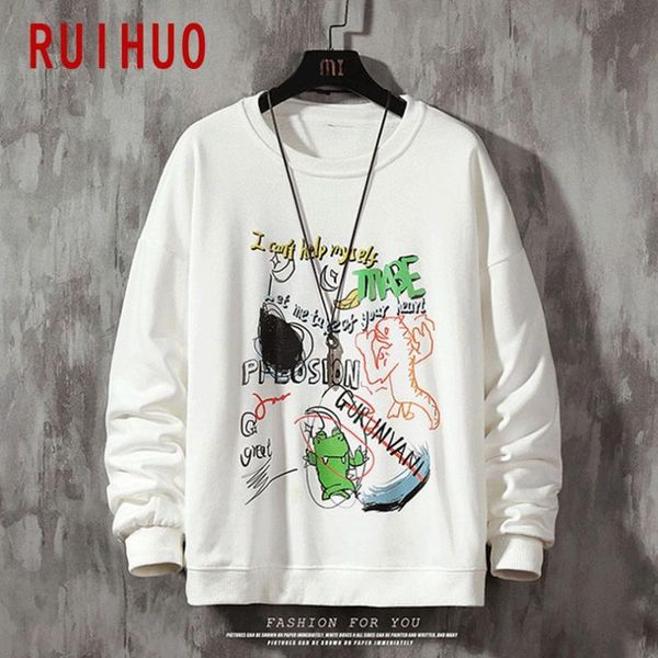 ruihuo 2020 new casual print sweatshirt men streetwear hip hop fashion pullover sweatshirts men harajuku brand size m-3xl, Black
ruihuo 2020 new casual print sweatshirt men streetwear hip hop fashion pullover sweatshirts men harajuku brand size m-3xl, Black