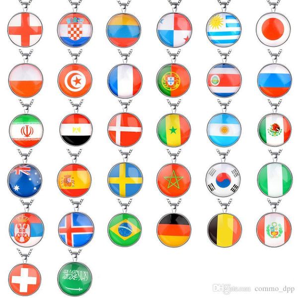 world cup national flag pendants soccer 32 countries flags necklace football fan sovenir cabochon charm fashion jewelry gifts, Silver
world cup national flag pendants soccer 32 countries flags necklace football fan sovenir cabochon charm fashion jewelry gifts, Silver