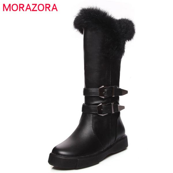 morazora 2020 new arrival mid calf boots women slip on round toe winter snow boots keep warm buckle flat shoes woman black
morazora 2020 new arrival mid calf boots women slip on round toe winter snow boots keep warm buckle flat shoes woman black