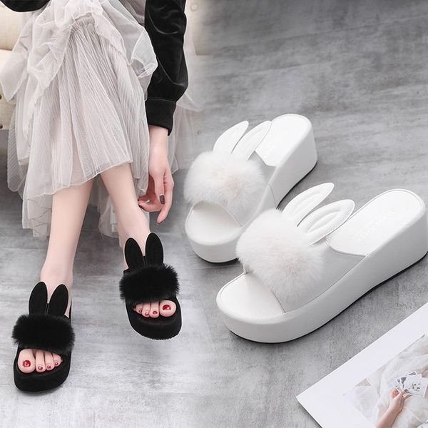 slippers womens fur slippers female casual indoor outdoor slides flip flops vogue design flat shoes #yjg, Black
slippers womens fur slippers female casual indoor outdoor slides flip flops vogue design flat shoes #yjg, Black