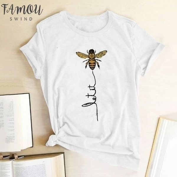 women polyester bee kind t shirt aesthetics graphic short sleeve cotton polyester t shirts female camisetas verano mujer 2020, White
women polyester bee kind t shirt aesthetics graphic short sleeve cotton polyester t shirts female camisetas verano mujer 2020, White