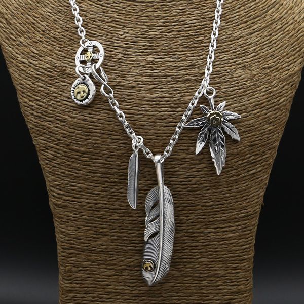 starfield s925 sterling silver retro thai silver takahashi goro feather men women necklace sweater chain
starfield s925 sterling silver retro thai silver takahashi goro feather men women necklace sweater chain