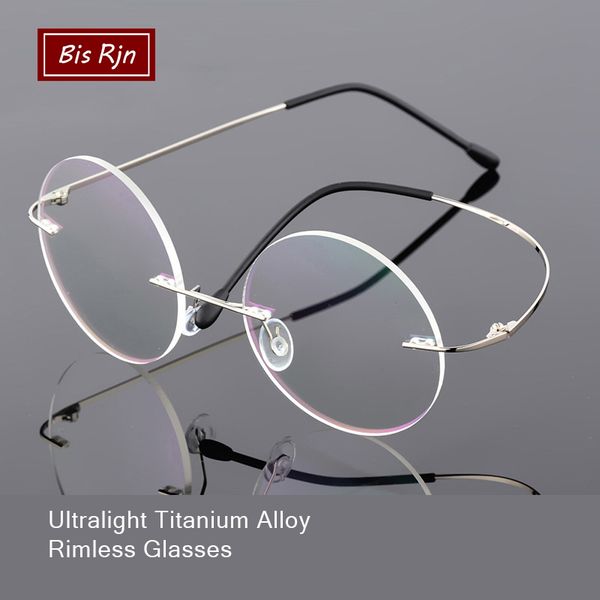 flexible memory titanium round folding rimless glasses frame women men computer optical glasses clear lens z10, Black
flexible memory titanium round folding rimless glasses frame women men computer optical glasses clear lens z10, Black