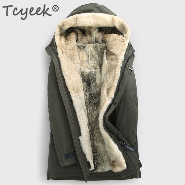 tcyeek winter jacekt male clothing 2019 korean real fur coat men fashion thick wolf shearling liner casaco jaqueta hiver 88888, Black
tcyeek winter jacekt male clothing 2019 korean real fur coat men fashion thick wolf shearling liner casaco jaqueta hiver 88888, Black