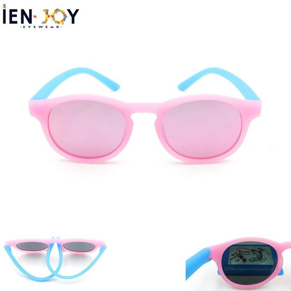 ienjoy kids sunglasses round glasses fashion boys girls polarized silicone safety sun glasses gift for children baby uv400 gafas vdfac, Blue
ienjoy kids sunglasses round glasses fashion boys girls polarized silicone safety sun glasses gift for children baby uv400 gafas vdfac, Blue