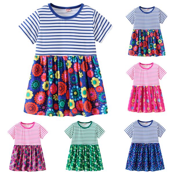 chamsgend toddler baby kids girls cotton blend stripe cartoon floral print princess dresses fashion clothes 19mar12 p40, Red;yellow
chamsgend toddler baby kids girls cotton blend stripe cartoon floral print princess dresses fashion clothes 19mar12 p40, Red;yellow