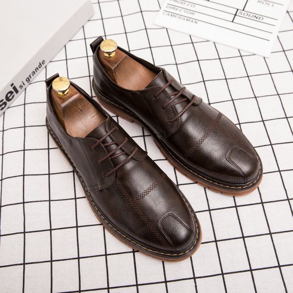 new men sneakers black brown lace up flats male casual shoes comfortable pu leather plus size 38-43 chaussure homme
new men sneakers black brown lace up flats male casual shoes comfortable pu leather plus size 38-43 chaussure homme
