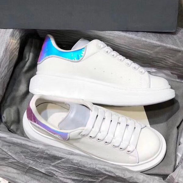 designer shoes white platform sneakers reflective 3m oversized sneakes low leather trainers sz 4-11 with dust bag 25 color, Black
designer shoes white platform sneakers reflective 3m oversized sneakes low leather trainers sz 4-11 with dust bag 25 color, Black