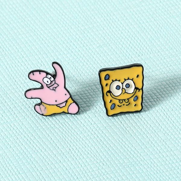 2020 creative anime cartoon character earrings men and women personality sponge baby asymmetric earrings 925 needles earrings wholesale, Golden;silver
2020 creative anime cartoon character earrings men and women personality sponge baby asymmetric earrings 925 needles earrings wholesale, Golden;silver