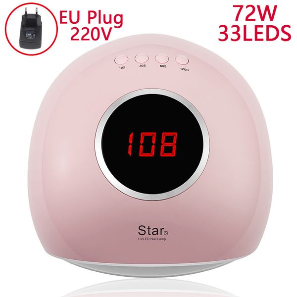 uv led lamp for nails dryer sun light lamp for manicure 72w smart lcd display all gel nail polish nail art tools
uv led lamp for nails dryer sun light lamp for manicure 72w smart lcd display all gel nail polish nail art tools