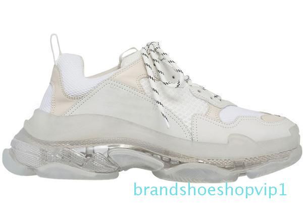 with box 2019 mens and womens casual shoes triple s clear sole white black green brand designer trainers 36-45
with box 2019 mens and womens casual shoes triple s clear sole white black green brand designer trainers 36-45
