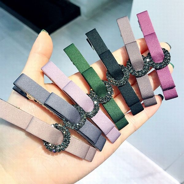 korean new spring simple small fabric bow tie rhinestone duckbill clip girl women fashion headwear barrettes hair accessories
korean new spring simple small fabric bow tie rhinestone duckbill clip girl women fashion headwear barrettes hair accessories