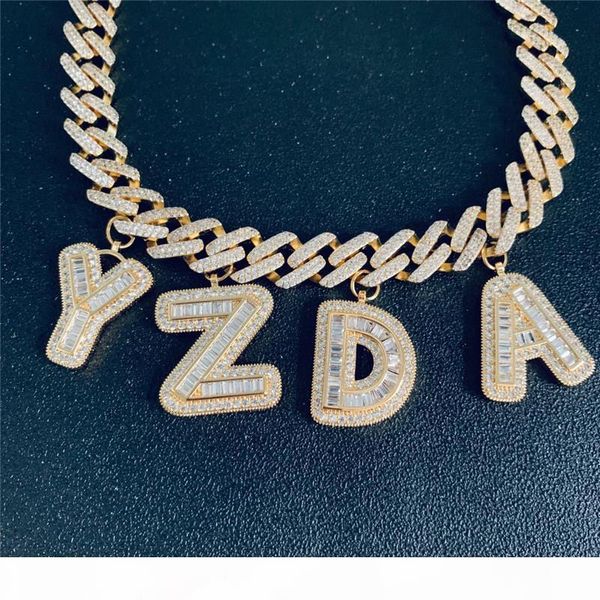 ale gold silver bling zirconia hip hop custom name letter pendant necklace with 14mm 20inch cz cuban chain necklace men women jewelry
ale gold silver bling zirconia hip hop custom name letter pendant necklace with 14mm 20inch cz cuban chain necklace men women jewelry
