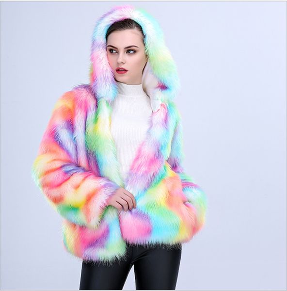 winter furry faux fur coat women fluffy warm long sleeve gradient hooded colorful outerwear fall / autumn coat jacket, Black
winter furry faux fur coat women fluffy warm long sleeve gradient hooded colorful outerwear fall / autumn coat jacket, Black