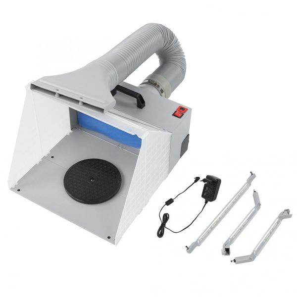 

hs-e420dclk airbrush spray booth kit craft spray booth extractor filter eu plug 100-240v